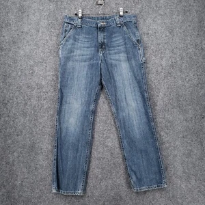 Wrangler Jeans Boys 16 Husky Blue Hero Carpenter Straight Leg Medium Wash Denim - Picture 1 of 14