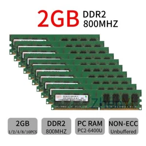 16GO 8GO 4GO 2GO DDR2 800Mhz PC2-6400U 240Pin DIMM Desktop Mémoire RAM Hynix FR - Picture 1 of 16