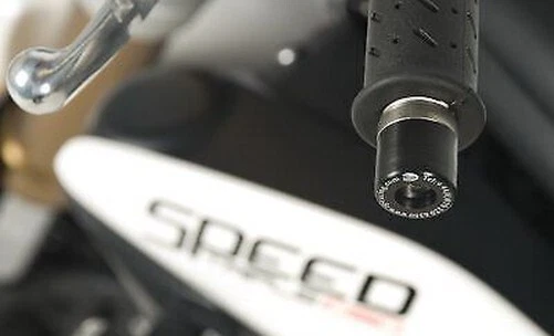 Triumph Speed Triple R 2012-2015 R&G Bar End Sliders BE0031BK - Immagine 1 di 1