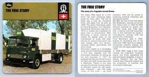 The FBW Story - Social - Edito Service #49-13 Auto Rally Card - Picture 1 of 1