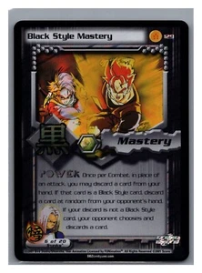 1x DBZ CCG BLACK STYLE MASTERY 129 HOLO FOIL RARE CELL SAGA DRAGON BALL Z - Bild 1 von 1