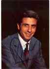 GILBERT BECAUD FRENCH SINGER & ACTOR 2 POST CARDS "1 IS  AUTOGRAPHED" FREE SHIP