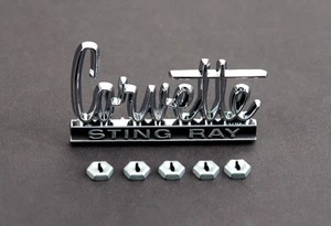 1966-67 CORVETTE BOX DOOR EMBLEM NEW - Bild 1 von 1
