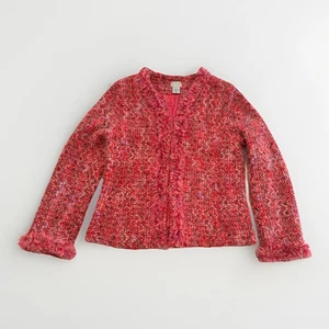 Vintage Sigrid Olsen Sport Pink Tweed Sakko-Petite Small-Office Chic-Bunt-Glam - Bild 1 von 6