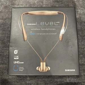 Samsung Level U Pro Stereo Bluetooth Wireless Headphones UHQA Bronze BN920 - Zdjęcie 1 z 7