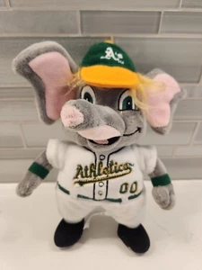 "Muñeco de peluche Oakland A's Athletics mascota de béisbol Stomper 8"" MLB Factory 2022" - Imagen 1 de 11
