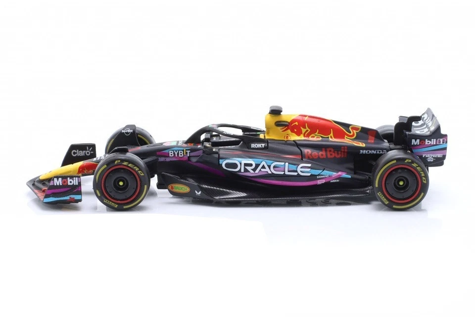 Modello Auto F1 RED BULL RB19 2023 MIAMI GP 1/43 12cm MAX VERSTAPPEN 1 Bburago