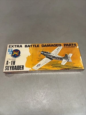 IMC A-1H Skyraider Model Kit 1/72 Scale Battle Damaged Parts Included - Image 1 of 4