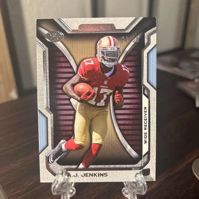 2012 Topps Strata - A.J. Jenkins #13 Blue /50 (RC) - Image 1 of 4