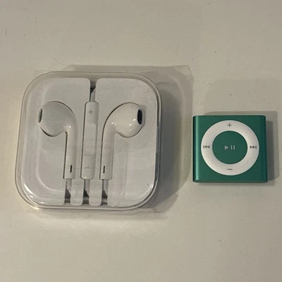 Apple iPod shuffle 2 GB verde menta A1373 - probado sin cable Foto 1 de 4