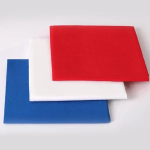 3 Pezzi 18 X 21 Pollici Tessuto Cotone Pretagliato Trapuntino Fasci Tinta Unita - Foto 1 di 6