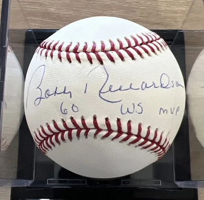 Bobby Richardson Signed BASEBALL Steiner Certified Autograph Yankees 60 WS MVP - Image 1 of 4