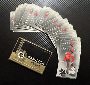 1950s Hamilton Pinochle Cards RARE Mid-Century Novelty Deck – Bellhop & Scotties - Picture 1 of 11