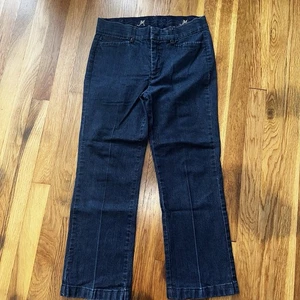 JM Collection Damen Denim Hose Gr. 6PS Dark Wash Straight Leg Stretch Jeans - Bild 1 von 12