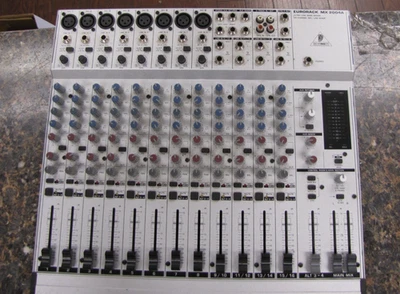 Behringer Eurorack MX2004A 20-Channel Mixing Console Professional Audio Mixer - Image 1 of 4