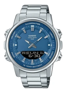 Casio Analog Digital Blue Dial Quartz Sports Men's Watch AMW-880D-2A1V - Picture 1 of 3
