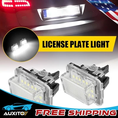 For 2007-2012 Mercedes Benz S212 W204 W221 2x License LED Number Tag Plate Light - Image 1 of 4