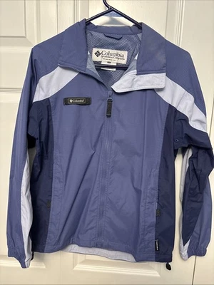 Columbia Rain Jacket Windbreaker Coat Women’s Purple Vintage Packable EUC Sz S - Image 1 of 4