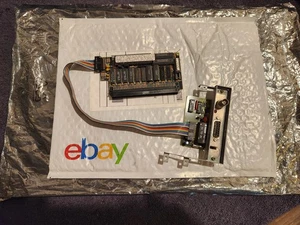 Le jeu de cartes Ethernet Asante Apple Mac SE/30 PDS le plus rare comprend un support de boîtier SE/30 ! - Photo 1/6