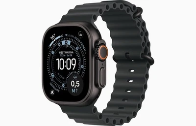 Apple Watch Ultra 3 5G 49Mm Caja De Titanio Negro Correa Ocean Band Negra MF0J4 - Imagen 1 de 4