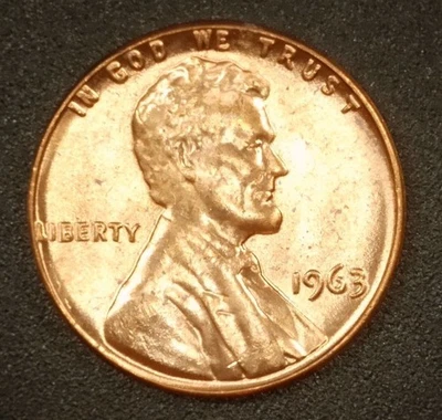 1963 P Lincoln Memorial Penny Gem Brilliant Uncirculated Detail # A-300 - Image 1 of 2