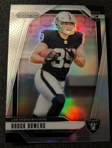 Panini Prizm Brock Bowers Silver Prizm #315 Las Vegas Raiders RC 2024 - Imagen 1 de 4