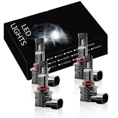 For Dodge Intrepid Sedan 4-Door 2001 2002 2003 2004 LED Headlight High Low Bulbs - Image 1 of 4