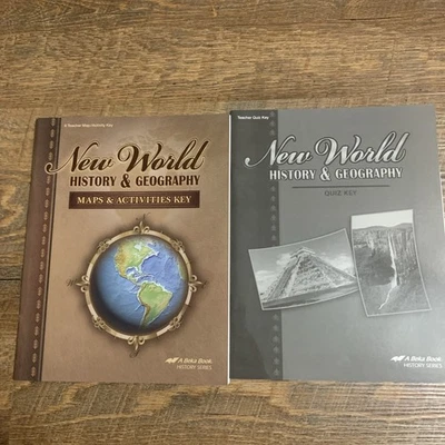 Abeka New World History & Geography Teacher Map Activity And Quiz Keys - Image 1 of 4