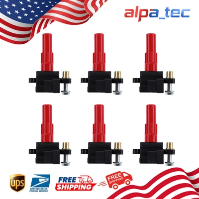 6pcs  IGNITION COIL for 2010-2019 Subaru Legacy Outback Triveca 3.6L UF666 - Image 1 of 4