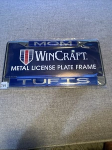 Tufts University License Plate Frame Mom - Picture 1 of 3