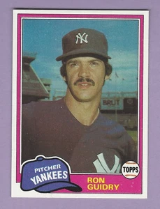 1981 Topps #250, Ron Guidry, NM-MT, well centered - Picture 1 of 2