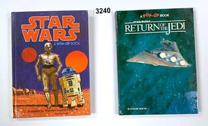 Star Wars & Return Of The Jedi Pop-Up Books - 1978 & 1983 - GREAT CONDITION - Picture 1 of 7