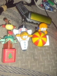 Vintage Garfield Spielzeug 3 insgesamt 2 Ertl Odie Weihnachtsschmuck - Bild 1 von 3