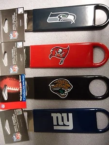 NFL 7" Longneck Bottle opener Assorted Teams NFL Licensed Heavy Duty - Picture 1 of 9