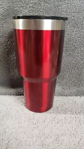New 30oz Stainless Steel Travel Mug Red - Picture 1 of 7