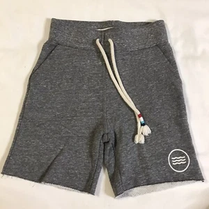 Pantaloncini felpati Sol Angeles ragazzo 4T grigi tasche coulisse elastico in vita taglio - Foto 1 di 6