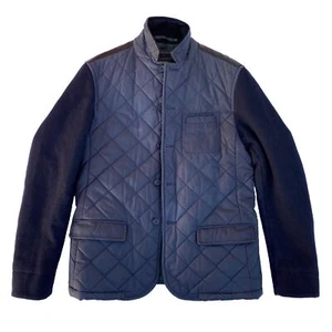 Chaqueta All Saints Multicolor Acolchada Forrada Franela Parcheada Codos Talla Pequeña - Imagen 1 de 6