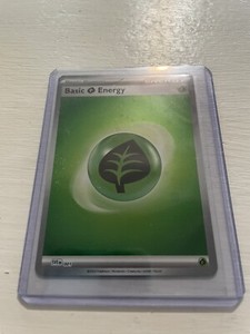 Basic Grass Energy Cosmos Holo Rare Pokemon TCG Scarlet & Violet 151