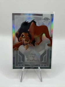 2024 Topps Chrome Disney 100 Scar #62 REFRACTOR - Picture 1 of 2