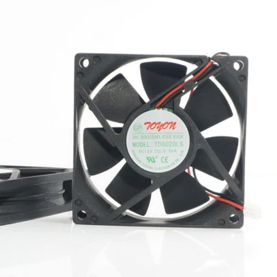 TD8020LS 12V 0.08A 8CM Fan for drinking machine 8020 80*80*20MM 2-pin - Image 1 of 4