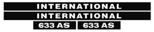 IHC Aufkleber international 633AS Logo Emblem Sticker Label lang - Bild 1 von 1