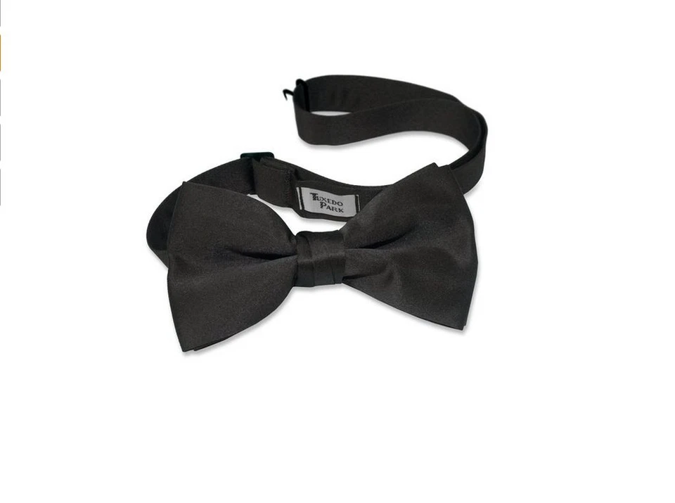 NUEVA Pajarita de Esmoquin Ajustable Pre Atada Calidad Para Hombres Negra Satén Calidad  Foto 1 de 4