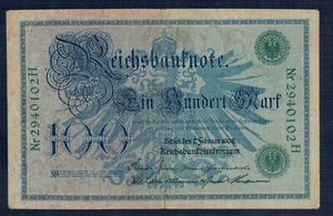 DEUTSCHLAND - 100 Mark 1908 Piu' che Very Fine - Gian 2 - Bild 1 von 2