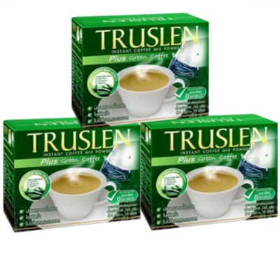 3x BLOQUE DE CAFÉ TRUSLEN CONTROL DE PESO SALUDABLE DELGADA SIN AZÚCAR CREMA BAJA EN GRASA. Foto 1 de 4
