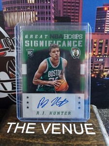 2015-16 Hoops - Great SIGnificance #85 R.J. Hunter RC AUTO - Boston Celtics