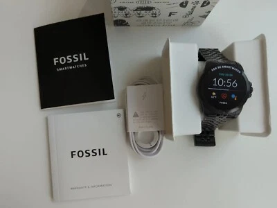 Fossil Smartwatch Herren Schwarz - Bild 1 von 3