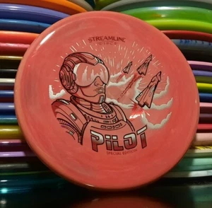 Streamline Discs MVP Pilot 174 Special Edition Neutron Red Putter Disc Scaled - Picture 1 of 2