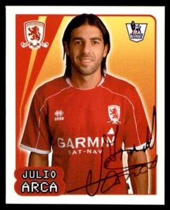 Merlin Premier League 2007/2008 - Julio Arca Middlesbrough No. 418 - Picture 1 of 2