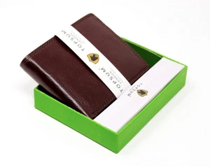Gents Luxury Brown Wallet | Genuine Leather Bifold Wallet For Men | Gift Boxed - Picture 1 of 7