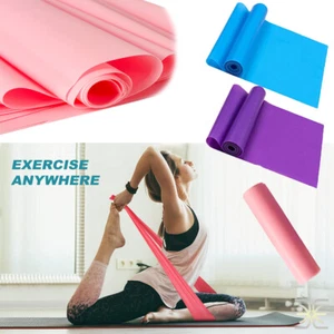 5 Feet Yoga Stretch Resistance Bands Exercise Pilates Aerobic GYM Home Workout - Picture 1 of 14